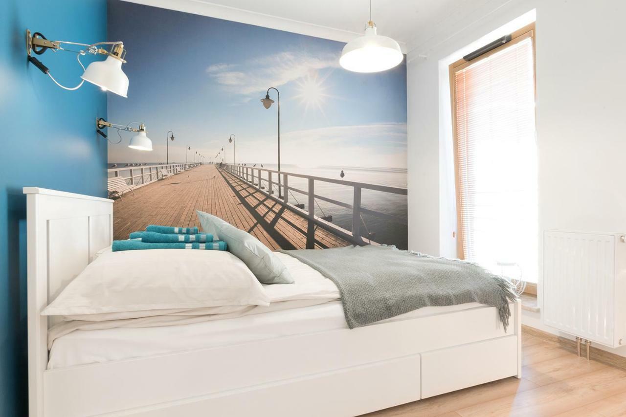 Blue Apartment In Vibrant Heart Of Gdynia Dış mekan fotoğraf